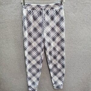 Victoria's Secret Women Sleepwear Medium Gray Plaid Pajama Pants